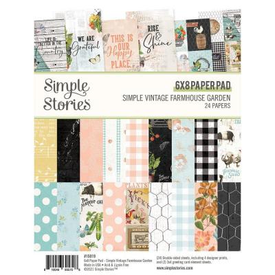 Simple Stories Simple Vintage Farmhouse Garden Designpapier - Paper Pad